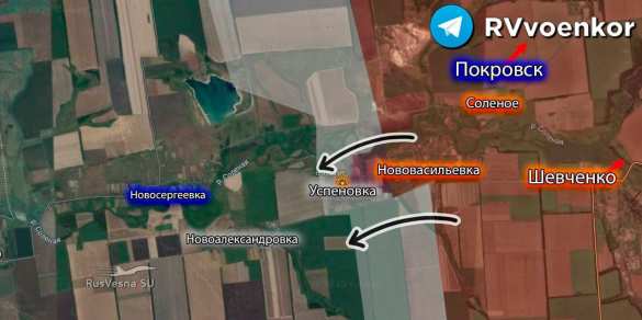 Армия России ведёт мощное наступление в полукотле за Курахово, прорвав оборону врага (КАРТА) | Русская весна