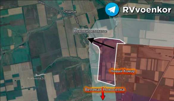 Армия России форсировала реку Мокрые Ялы и прорвала оборону врага, войдя в Новоочеретоватое (КАРТА) | Русская весна