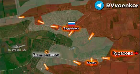 «Отважные» освободили Андреевку в ДНР — Минобороны (КАРТА) | Русская весна