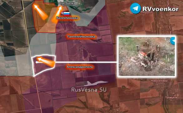 Армия России освободила Валентиновку и начала штурм Сухой Балки, наступая к Константиновке (КАРТА) | Русская весна