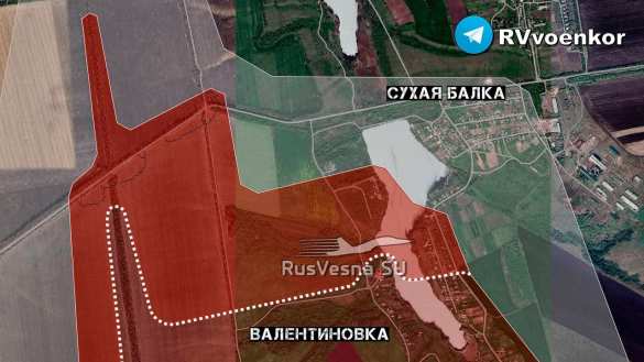 Армия России освободила Валентиновку и начала штурм Сухой Балки, наступая к Константиновке (КАРТА) | Русская весна