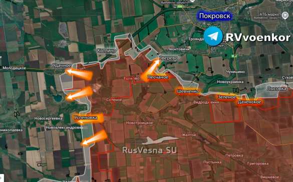«Отважные» рванули в наступление по всему Покровскому фронту (КАРТА) | Русская весна