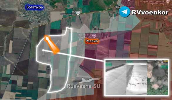 Армия России наступает у Богатыря (КАРТА) | Русская весна