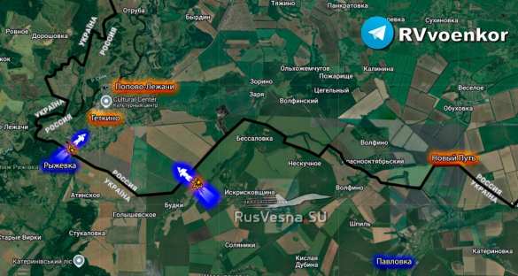 Враг начал новую волну наступления на Тёткино в Курской области (ФОТО, КАРТА) | Русская весна