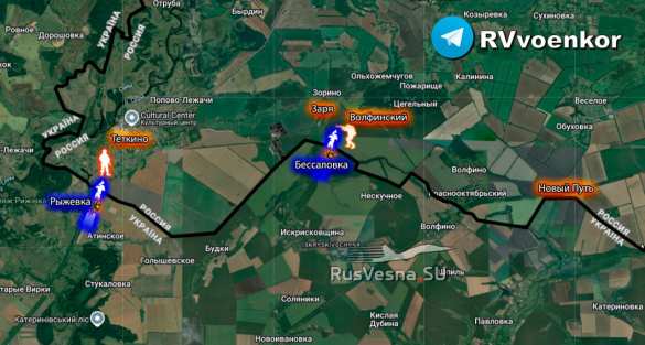 Враг продолжает наступление на курское Тёткино с трёх направлений (КАРТА) | Русская весна