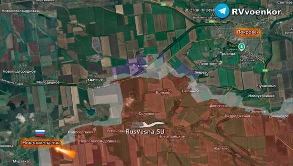 Армия России освободила Новониколаевку, — Минобороны (КАРТА) | Русская весна
