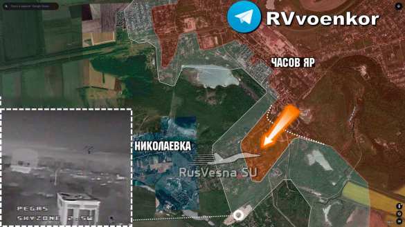 Битва за Часов Яр: Армия России продолжает штурм, контролируя основную часть города (КАРТА) | Русская весна