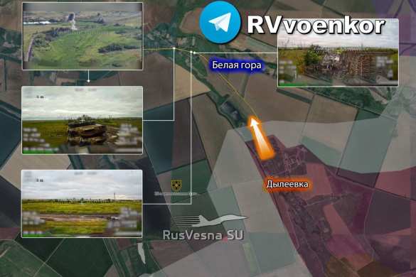 ВСУ бросили танки и штурмовиков на мотоциклах в контратаку под Торецком, врага встретили наши войска (КАРТА) | Русская весна