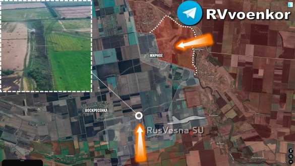 Армия России заняла большую часть Мирного и вышла к Воскресенке у границы Днепропетровской области (КАРТА) | Русская весна