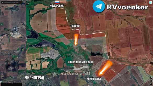 «Отважные» подходят к Покровску и берут город в клещи, наступая с флангов (КАРТА) | Русская весна