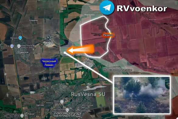 «Отважные» отрезают Мирноград, заходя в тыл группировке ВСУ (КАРТА) | Русская весна