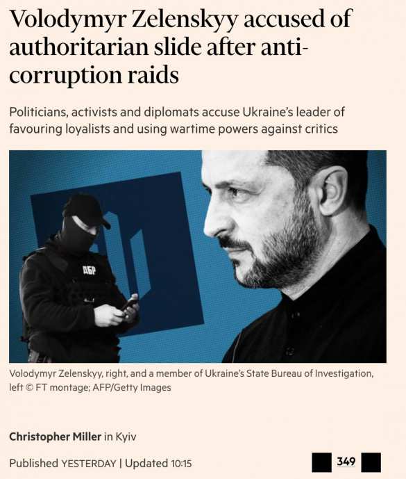 Западные СМИ бьют тревогу: Зеленского обвиняют в авторитаризме и борьбе с критиками | Русская весна