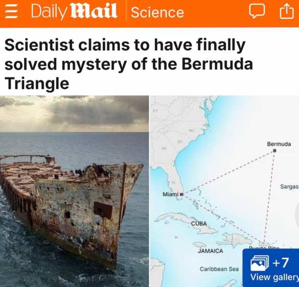 В Британии рассказали, почему в Бермудском треугольнике исчезают суда | Русская весна