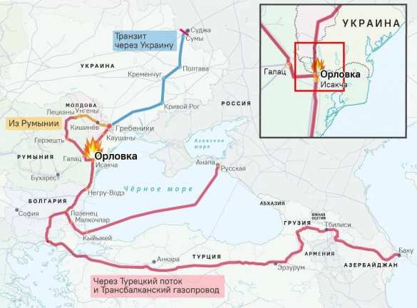 Прекращены поставки газа на Украину по Трансбалканскому трубопроводу (КАРТА) | Русская весна