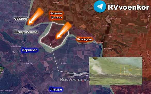 Армия России наступает к Красному Лиману широким фронтом (КАРТА) | Русская весна