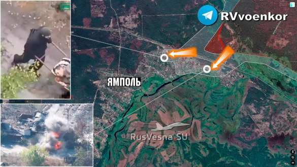 Российские войска штурмуют Ямполь, продвигаясь к Лиману (КАРТА) | Русская весна