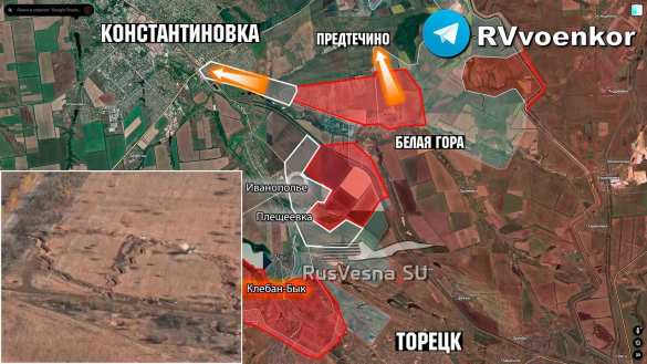 Бойцы Армии России уже заходят в Константиновку (КАРТА) | Русская весна