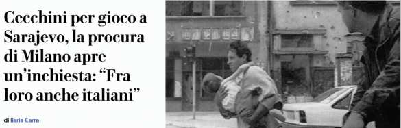 Охота на детей: итальянцы ездили на «человеческие сафари» в 90-х годах | Русская весна