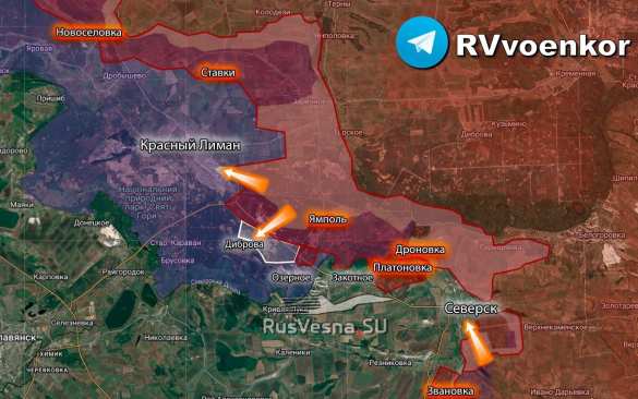 Армия России начинает штурм Дибровы, продвигаясь между Лиманом и Северском (КАРТА) | Русская весна