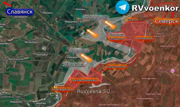 Армия России прорывается к Славянску: начались штурмы Приволья и Никифоровки (КАРТА) | Русская весна