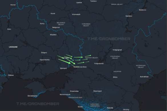 Враг запустил ракеты по России: серия взрывов в районе Донецка (КАРТА) | Русская весна