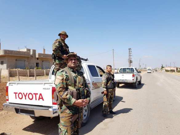 Кадры триумфа: Боевики сдали российским военным большой анклав на юге Сирии (ФОТО, ВИДЕО) | Русская весна