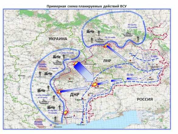 ВАЖНО: Украина планирует расправиться с ДНР и ЛНР в течение месяца (документы, карта) | Русская весна