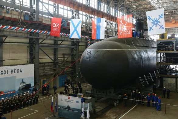Новая субмарина «Кронштадт» спущена на воду в Санкт-Петербурге (ФОТО, ВИДЕО) | Русская весна