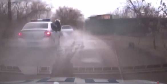 Эпическая погоня: девушка-инспектор на ходу изрешетила машину лихача (ФОТО, ВИДЕО) | Русская весна