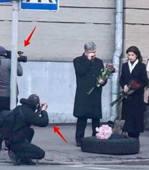 Порошенко назвали «животным» из-за фальшивой скорби по участникам Майдана (ФОТО) | Русская весна