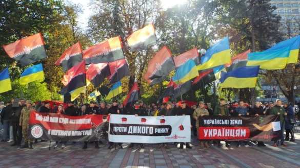 Украина: неонацисты объявили бессрочную акцию «против капитуляции» (ФОТО, ВИДЕО) | Русская весна