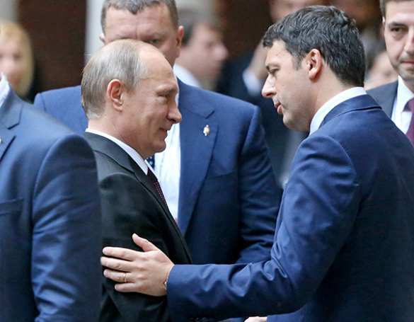 Владимир Путин и Маттео Ренци Встреча в Милане: для Путина «позитивная», для Порошенко «не особо оптимистичная» (фото) | Русская весна