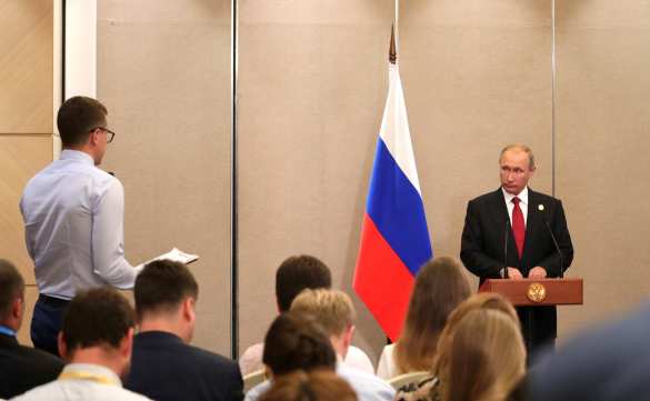 Пресс-конференция Путина на саммите БРИКС — ПРЯМАЯ ТРАНСЛЯЦИЯ — Смотрите и комментируйте с «Русской Весной» | Русская весна