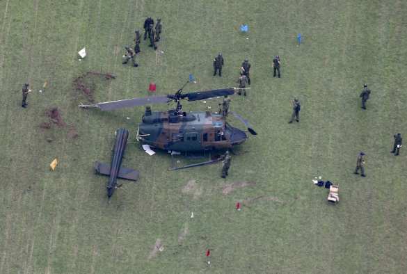 В Японии разбился военный вертолёт (ФОТО, ВИДЕО) | Русская весна