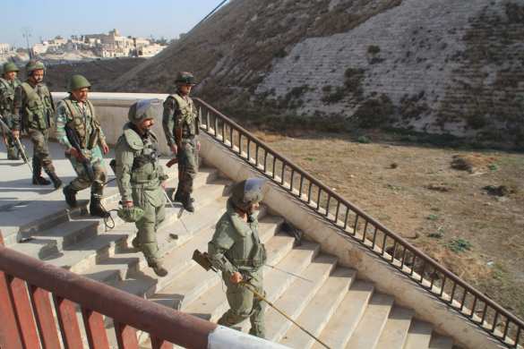 Операцию в Цитадели Алеппо проводят обученные русскими сирийские военные (ФОТО, ВИДЕО) | Русская весна