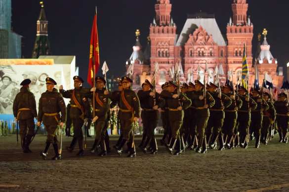 Ночная репетиция Парада Победы на Красной площади (ФОТОРЕПОРТАЖ) | Русская весна