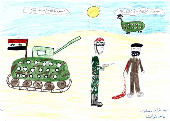 Трогательные кадры: Дети Сирии отправили рисунки солдатам в Дейр эз-Зор (ФОТО) | Русская весна