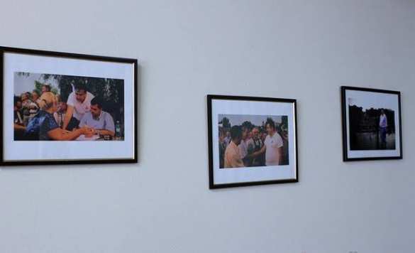 Саакашвили обустроил стену имени себя в Одесской ОГА (ФОТО) | Русская весна