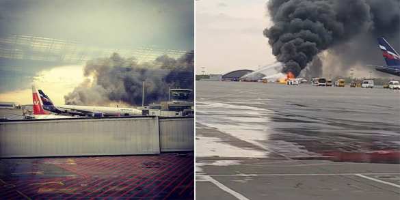 СРОЧНО: горящий пассажирский лайнер экстренно приземлился в Шереметьево (ФОТО, ВИДЕО) | Русская весна