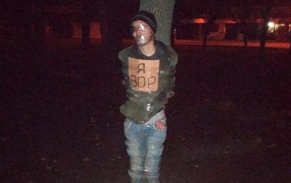 В Харькове устроили самосуд над вором (ФОТО) | Русская весна