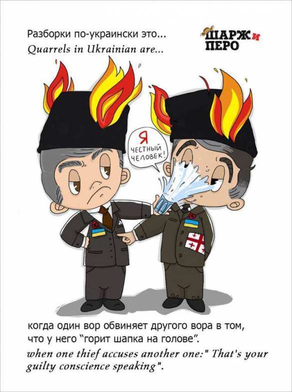 Это наша страна, и мы ее очистим от воров: Саакашвили прокомментировал видео конфликта с Аваковым (ФОТО) | Русская весна