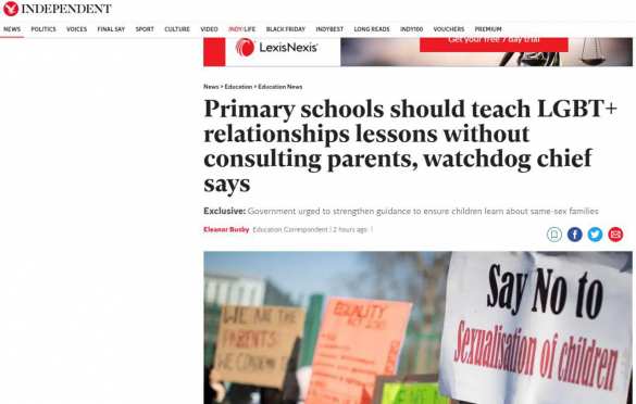 В Англии будут учить гомосексуализму с младшей школы, а недовольных родителей накажут, — британские СМИ | Русская весна