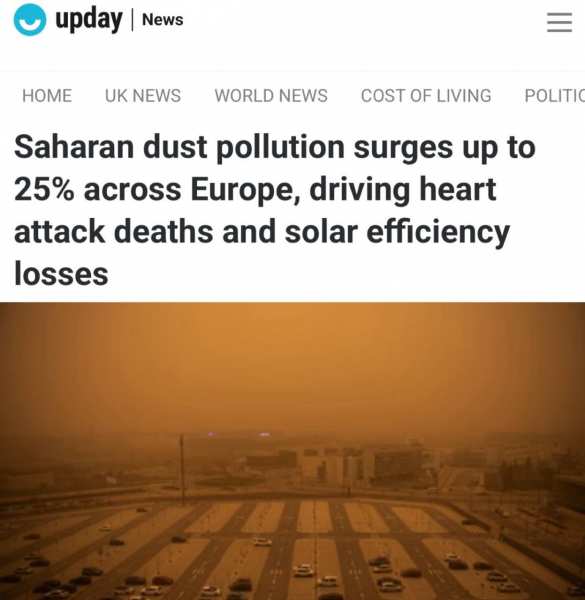 Учёные предупредили о нашествии «кровавых дождей» на Европу | Русская весна