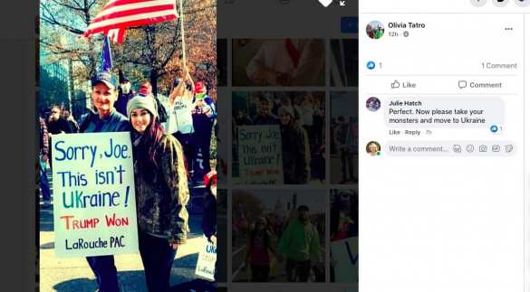 «Сорри, Джо, тут тебе не Украина» — яркий момент марша за Трампа (ФОТО) | Русская весна