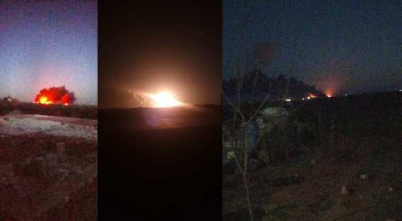 СРОЧНО: Море огня — неизвестная авиация нанесла мощные удары по захваченным турками районам Сирии (ВИДЕО, ФОТО) | Русская весна