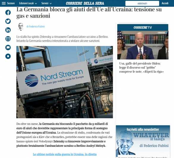 Берлин не намерен финансировать Украину и блокирует помощь ЕС в размере $9 млрд | Русская весна