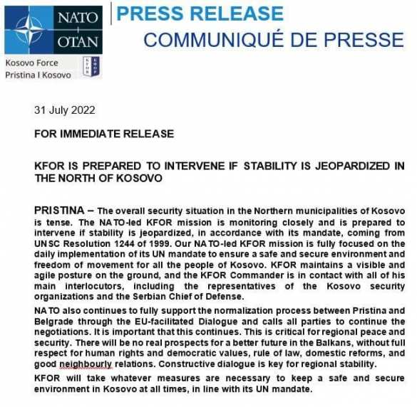 НАТО грозит вмешаться в ситуацию в Косово | Русская весна