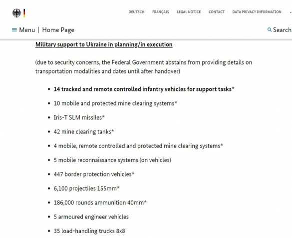 Берлин обязался поставить новую партию оружия киевскому режиму | Русская весна