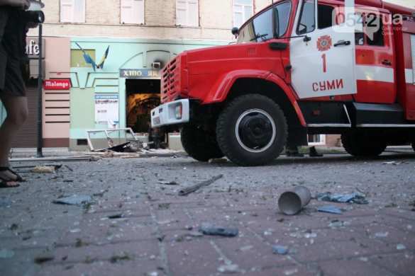 В городе Сумы взорван офис националистической партии «Свобода» (ФОТО, ВИДЕО) | Русская весна