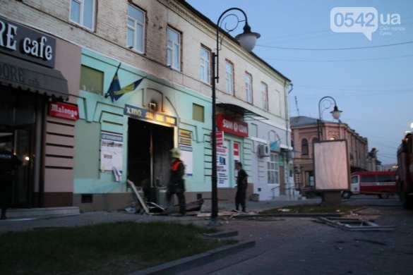 В городе Сумы взорван офис националистической партии «Свобода» (ФОТО, ВИДЕО) | Русская весна